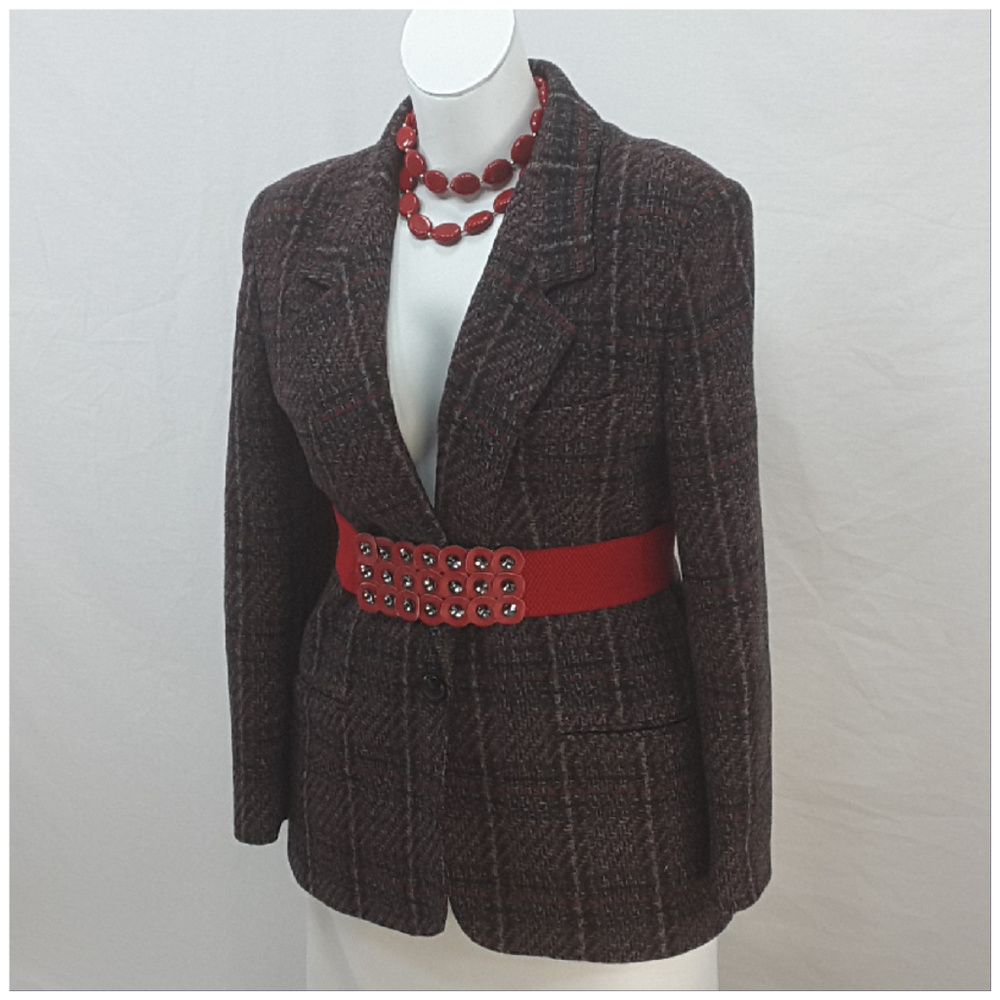 *PLUS* GEORGIO SAINT ANGELO, Tweed Blazer, size14